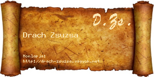 Drach Zsuzsa névjegykártya